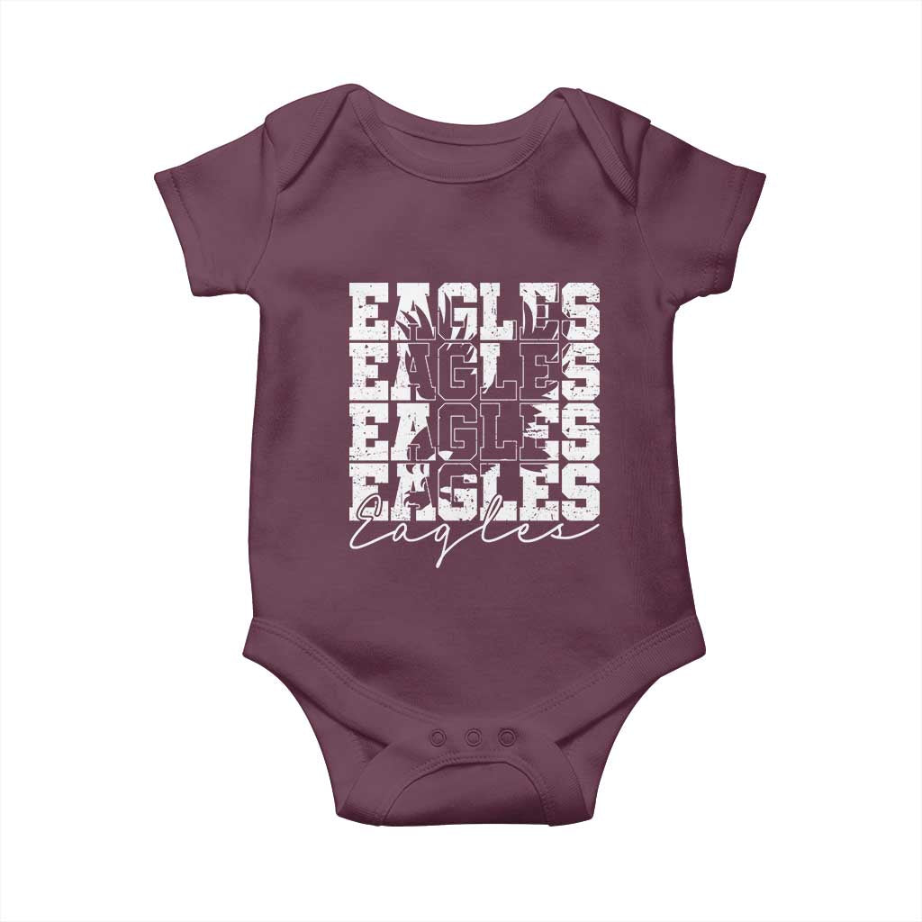 Vintage Eagles Bird Inspirational Baby Onesie 90s Style Classic Eagles Fly - Wonder Print Shop