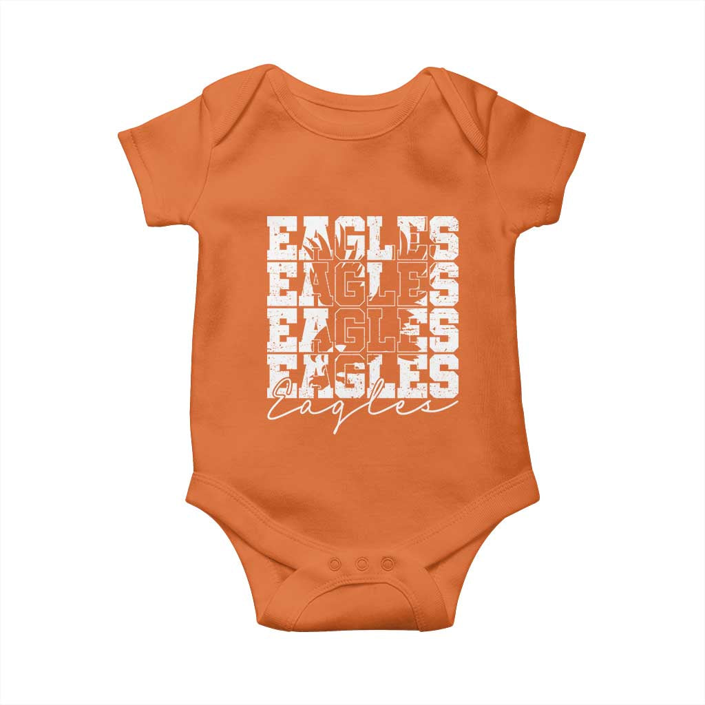 Vintage Eagles Bird Inspirational Baby Onesie 90s Style Classic Eagles Fly - Wonder Print Shop