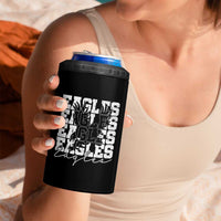 Vintage Eagles Bird Inspirational 4 in 1 Can Cooler Tumbler 90s Style Classic Eagles Fly - Wonder Print Shop