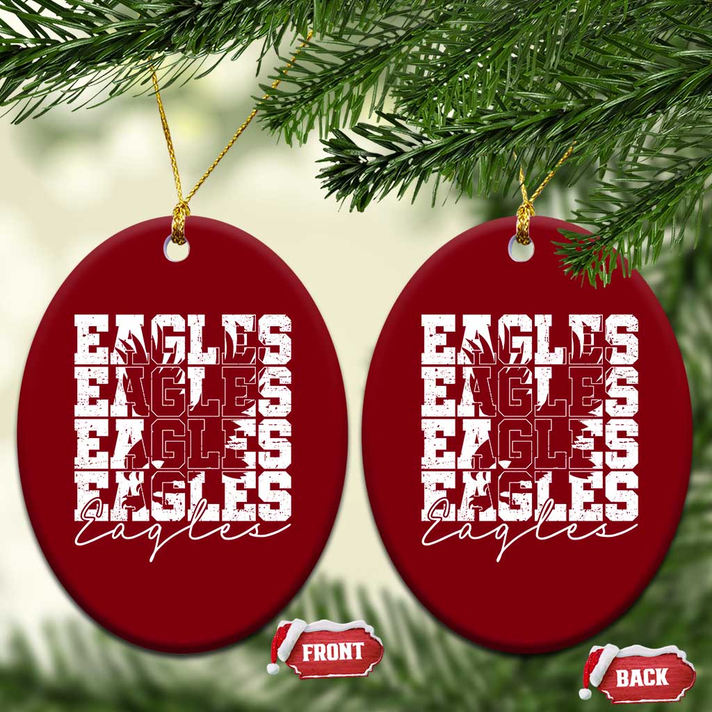 Vintage Eagles Bird Inspirational Ceramic Ornament 90s Style Classic Eagles Fly - Wonder Print Shop