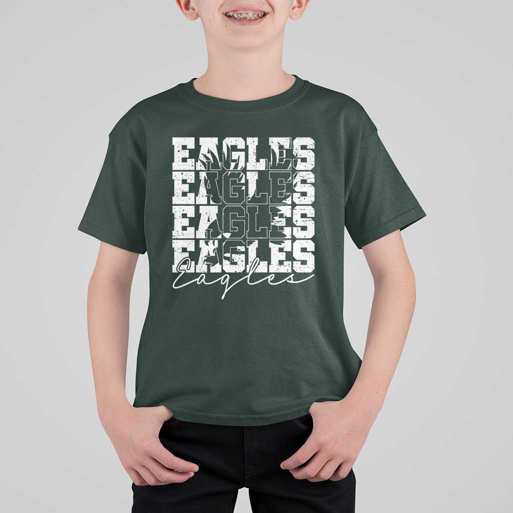 Vintage Eagles Bird Inspirational T Shirt For Kid 90s Style Classic Eagles Fly - Wonder Print Shop
