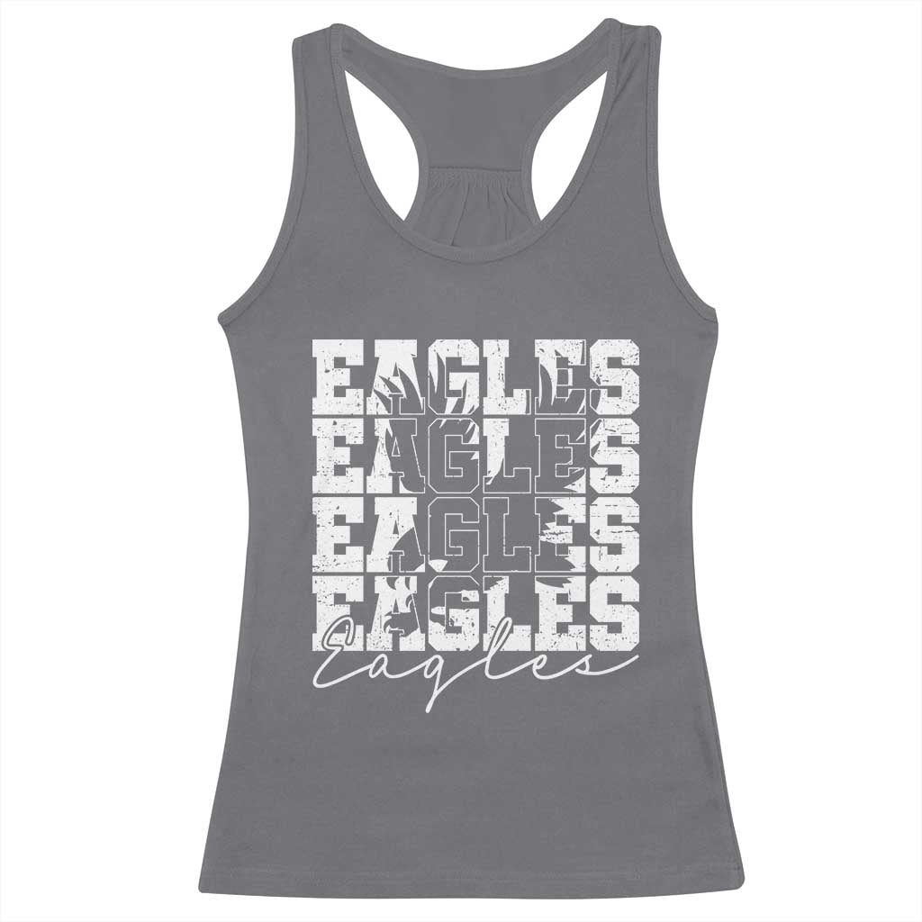 Vintage Eagles Bird Inspirational Racerback Tank Top 90s Style Classic Eagles Fly - Wonder Print Shop