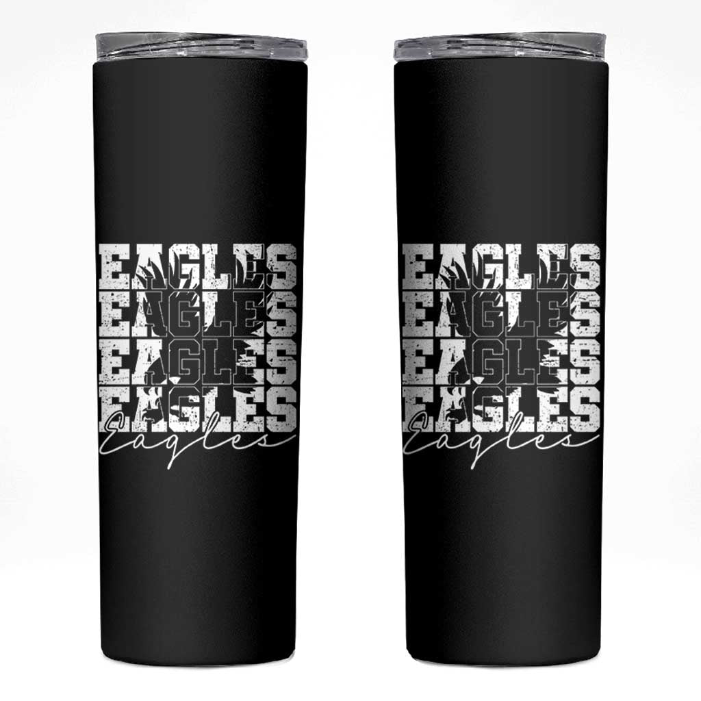 Vintage Eagles Bird Inspirational Skinny Tumbler 90s Style Classic Eagles Fly - Wonder Print Shop
