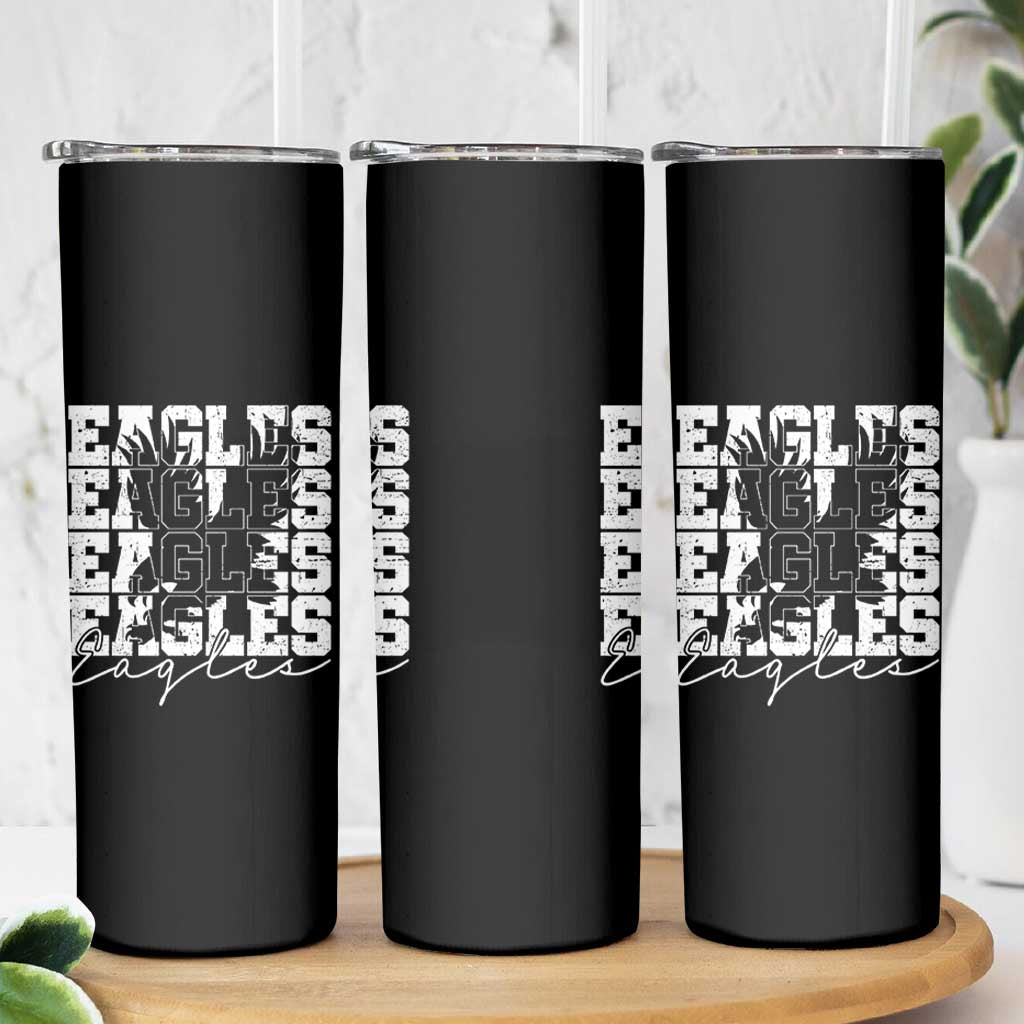Vintage Eagles Bird Inspirational Skinny Tumbler 90s Style Classic Eagles Fly - Wonder Print Shop