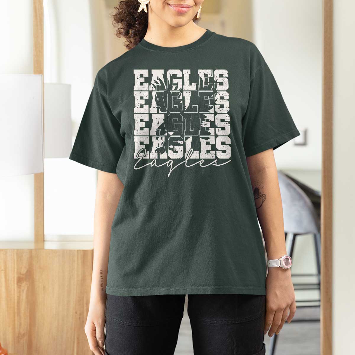 Vintage Eagles Bird Inspirational T Shirt For Women 90s Style Classic Eagles Fly - Wonder Print Shop