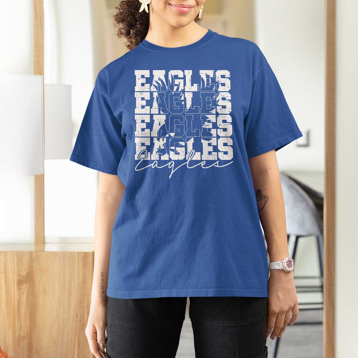 Vintage Eagles Bird Inspirational T Shirt For Women 90s Style Classic Eagles Fly - Wonder Print Shop