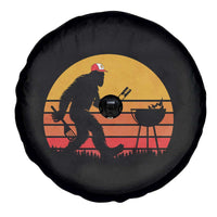Bigfoot BBQ Spare Tire Cover Funny Barbecue Sasquatch Lovers Dad Grill Gift