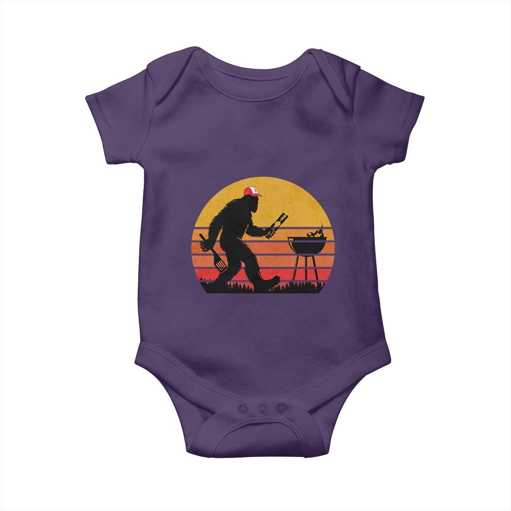 Bigfoot BBQ Baby Onesie Funny Barbecue Sasquatch Lovers Dad Grill Gift