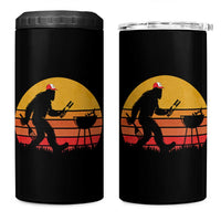 Bigfoot BBQ 4 in 1 Can Cooler Tumbler Funny Barbecue Sasquatch Lovers Dad Grill Gift
