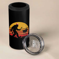 Bigfoot BBQ 4 in 1 Can Cooler Tumbler Funny Barbecue Sasquatch Lovers Dad Grill Gift