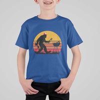 Bigfoot BBQ T Shirt For Kid Funny Barbecue Sasquatch Lovers Dad Grill Gift - Wonder Print Shop