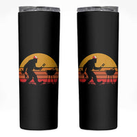 Bigfoot BBQ Skinny Tumbler Funny Barbecue Sasquatch Lovers Dad Grill Gift