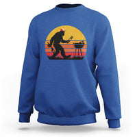 Bigfoot BBQ Sweatshirt Funny Barbecue Sasquatch Lovers Dad Grill Gift - Wonder Print Shop