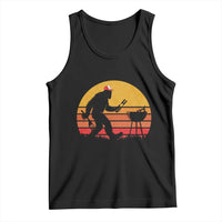 Bigfoot BBQ Tank Top Funny Barbecue Sasquatch Lovers Dad Grill Gift