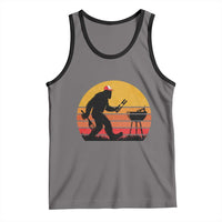 Bigfoot BBQ Tank Top Funny Barbecue Sasquatch Lovers Dad Grill Gift