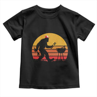 Bigfoot BBQ Toddler T Shirt Funny Barbecue Sasquatch Lovers Dad Grill Gift