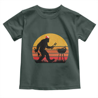 Bigfoot BBQ Toddler T Shirt Funny Barbecue Sasquatch Lovers Dad Grill Gift