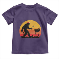 Bigfoot BBQ Toddler T Shirt Funny Barbecue Sasquatch Lovers Dad Grill Gift