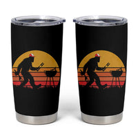 Bigfoot BBQ Tumbler Cup Funny Barbecue Sasquatch Lovers Dad Grill Gift