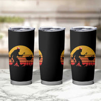 Bigfoot BBQ Tumbler Cup Funny Barbecue Sasquatch Lovers Dad Grill Gift