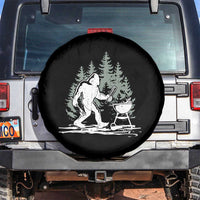 Bigfoot BBQ Spare Tire Cover Funny Sasquatch Barbecue Dad Grill Gift