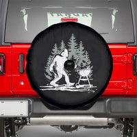 Bigfoot BBQ Spare Tire Cover Funny Sasquatch Barbecue Dad Grill Gift
