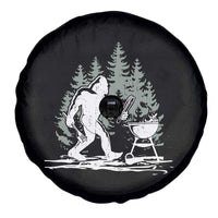 Bigfoot BBQ Spare Tire Cover Funny Sasquatch Barbecue Dad Grill Gift