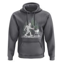 Bigfoot BBQ Hoodie Funny Sasquatch Barbecue Dad Grill Gift