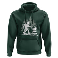Bigfoot BBQ Hoodie Funny Sasquatch Barbecue Dad Grill Gift
