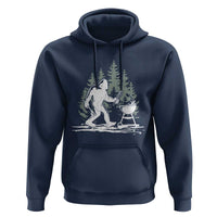 Bigfoot BBQ Hoodie Funny Sasquatch Barbecue Dad Grill Gift
