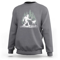 Bigfoot BBQ Sweatshirt Funny Sasquatch Barbecue Dad Grill Gift - Wonder Print Shop