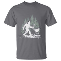 Bigfoot BBQ T Shirt Funny Sasquatch Barbecue Dad Grill Gift - Wonder Print Shop
