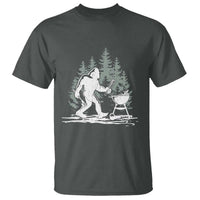 Bigfoot BBQ T Shirt Funny Sasquatch Barbecue Dad Grill Gift - Wonder Print Shop
