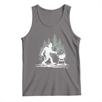 Bigfoot BBQ Tank Top Funny Sasquatch Barbecue Dad Grill Gift