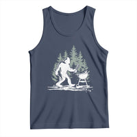 Bigfoot BBQ Tank Top Funny Sasquatch Barbecue Dad Grill Gift