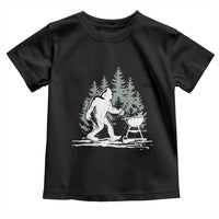 Bigfoot BBQ Toddler T Shirt Funny Sasquatch Barbecue Dad Grill Gift