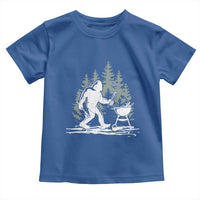 Bigfoot BBQ Toddler T Shirt Funny Sasquatch Barbecue Dad Grill Gift