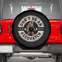 Funny Bigfoot Spare Tire Cover Don't Be An Assquatch Retro Outdoor - Wonder Print Shop