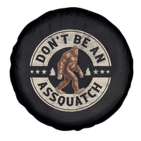 Funny Bigfoot Spare Tire Cover Don't Be An Assquatch Retro Outdoor - Wonder Print Shop