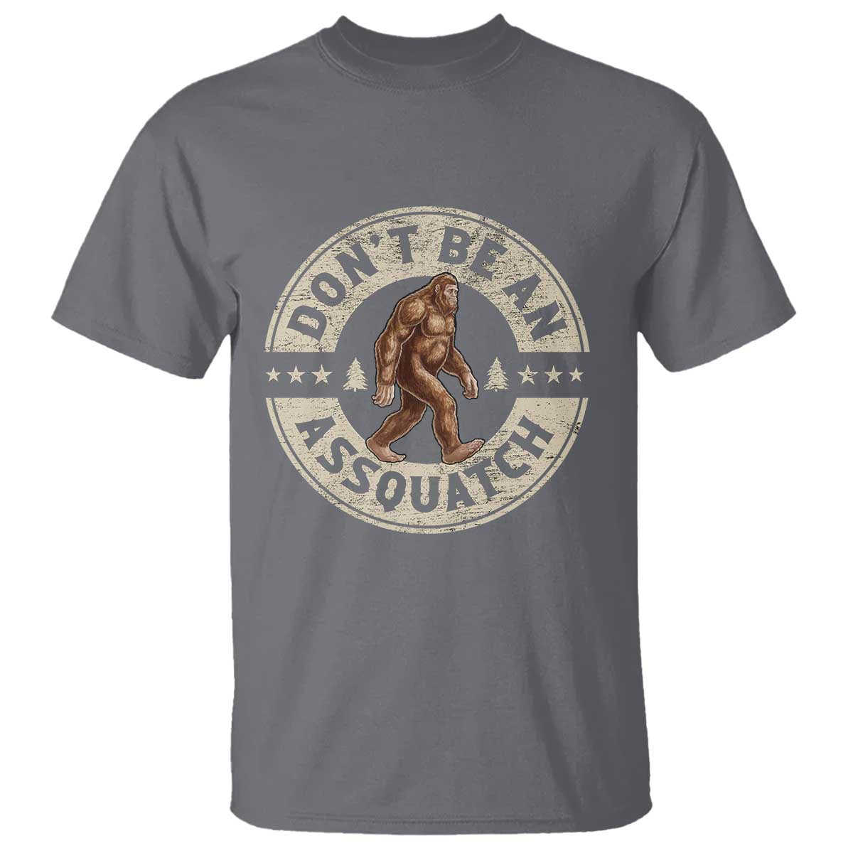 Funny Bigfoot T Shirt Don't Be An Assquatch Retro Outdoor - Wonder Print Shop