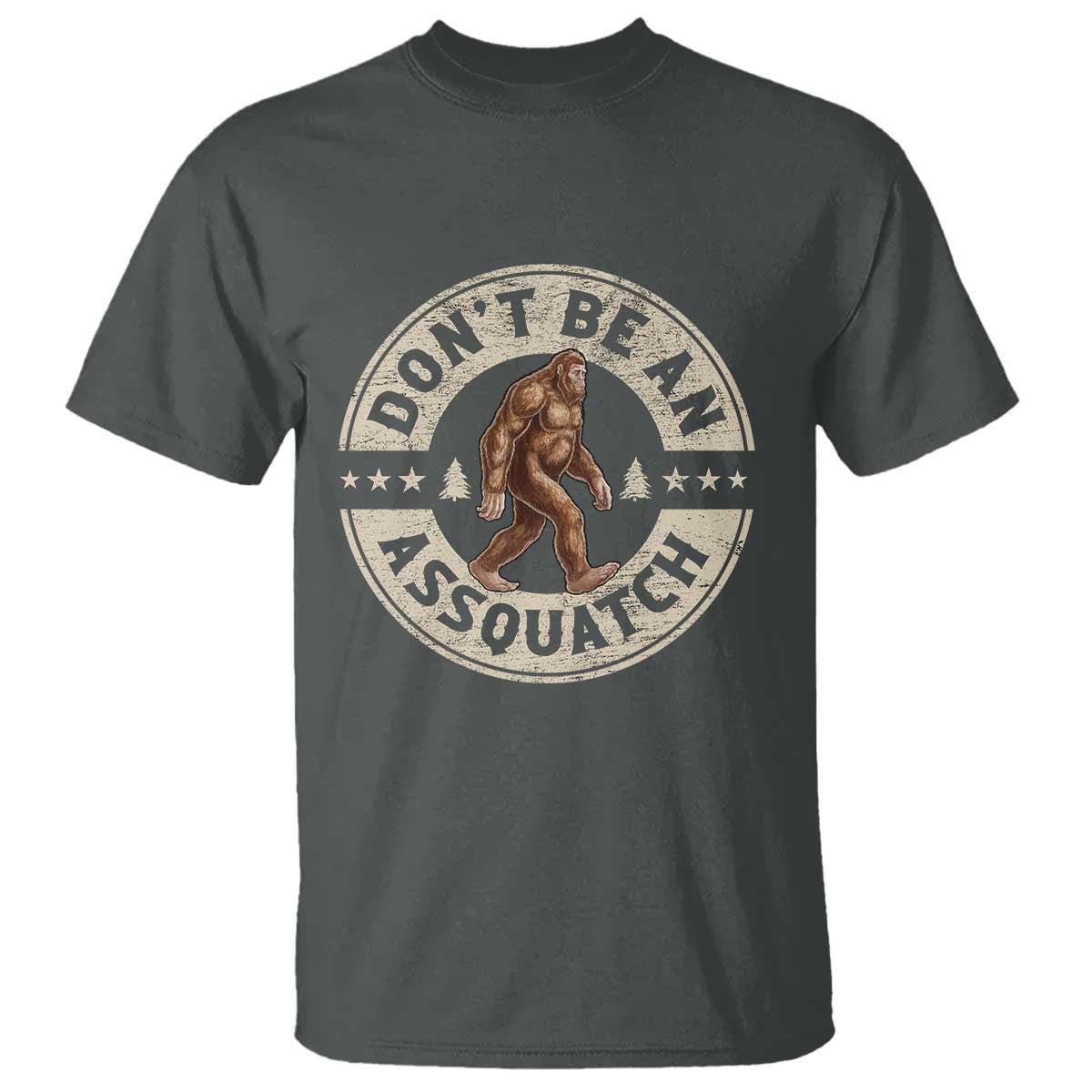 Funny Bigfoot T Shirt Don't Be An Assquatch Retro Outdoor - Wonder Print Shop