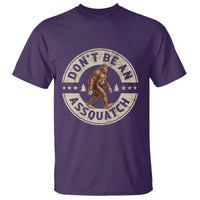 Funny Bigfoot T Shirt Don't Be An Assquatch Retro Outdoor - Wonder Print Shop