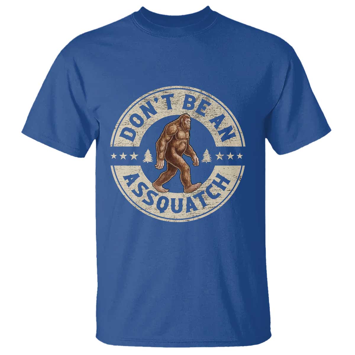 Funny Bigfoot T Shirt Don't Be An Assquatch Retro Outdoor - Wonder Print Shop