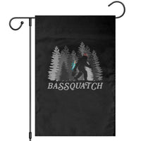 Funny Bigfoot Fishing Garden Flag Bassquatch Sasquatch In The Forest Yeti - Wonder Print Shop