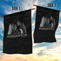 Funny Bigfoot Fishing Garden Flag Bassquatch Sasquatch In The Forest Yeti - Wonder Print Shop