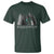 Funny Bigfoot Fishing T Shirt Bassquatch Sasquatch In The Forest Yeti - Wonder Print Shop