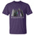 Funny Bigfoot Fishing T Shirt Bassquatch Sasquatch In The Forest Yeti - Wonder Print Shop