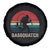 Retro Bigfoot Fishing Spare Tire Cover Funny Retro Sasquatch Bassquatch Fisherman - Wonder Print Shop