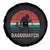Retro Bigfoot Fishing Spare Tire Cover Funny Retro Sasquatch Bassquatch Fisherman - Wonder Print Shop