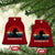 Retro Bigfoot Fishing Ceramic Ornament Funny Retro Sasquatch Bassquatch Fisherman - Wonder Print Shop